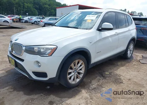 2016 BMW X3 xDrive28I из США, поврежденный, VIN 5UXWX9C55G0D75508